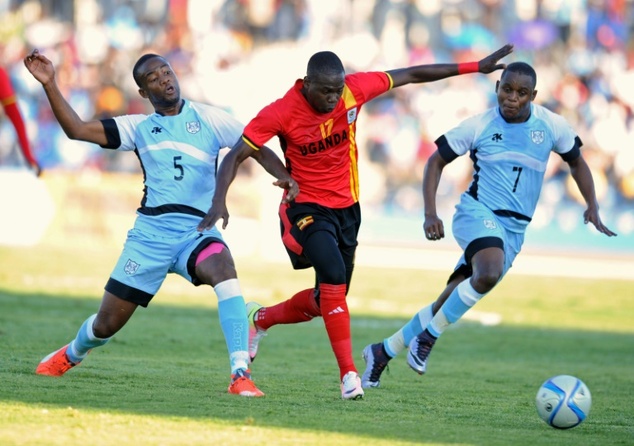 Farouk Miya scored the winner for Uganda against Comoros