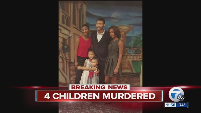 Father accused of killing 4 children injuring wife.                      WXYZ