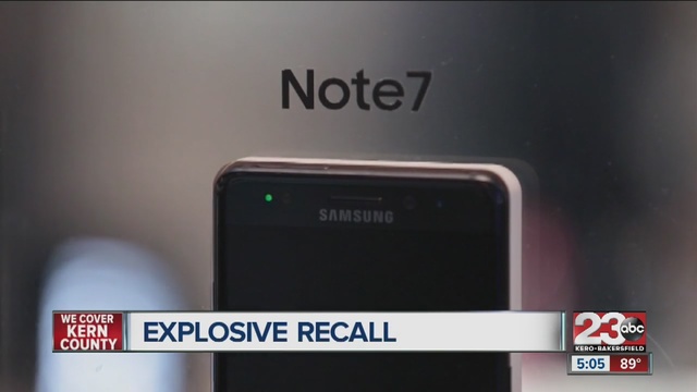 Federal regulators recall Samsung Galaxy Note 7                      KERO