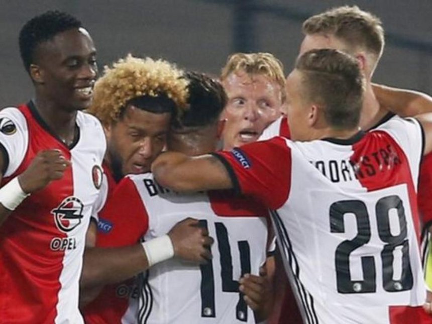 Feyenoord have won six games in a row after beating Manchester United./REUTERS