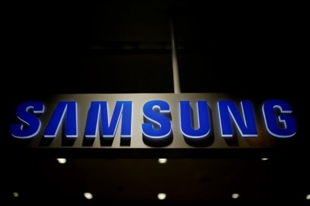 The logo of Samsung Electronics is seen at its headquarters in Seoul South Korea