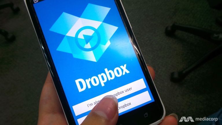 Dropbox on their mobile device. Enlarge Caption