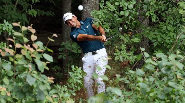 Finding a way out Jason Day has just survived the cut at the Deutsche Bank Championship