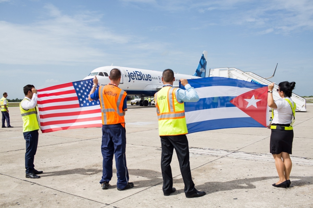 JetBlue's Cuba arrival