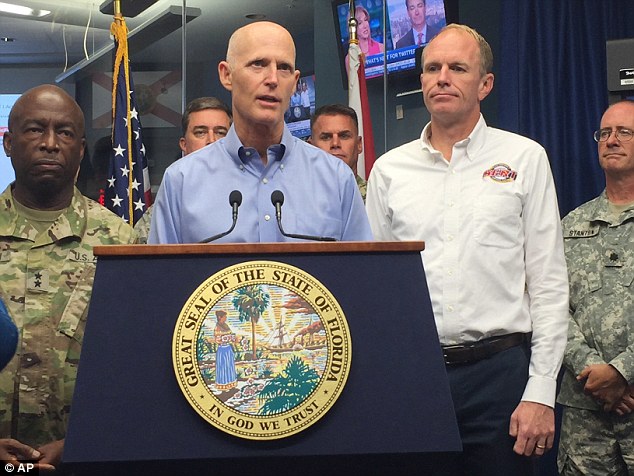 Florida Governor Rick Scott fears Hurricane Hermine could spread Zika