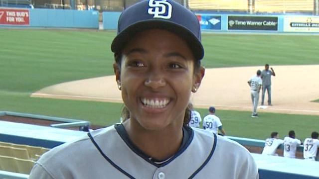 Dads encouraged to bring daughters to Padres game to watch postgame 'Pitch' together