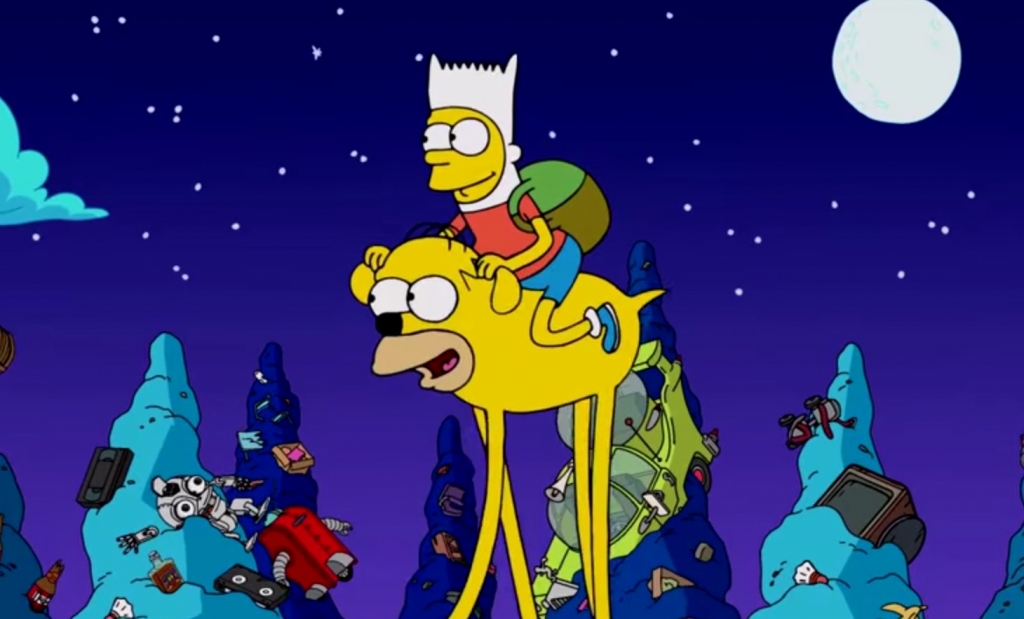 'The Simpsons' Go Full 'Adventure Time' In New Couch Gag