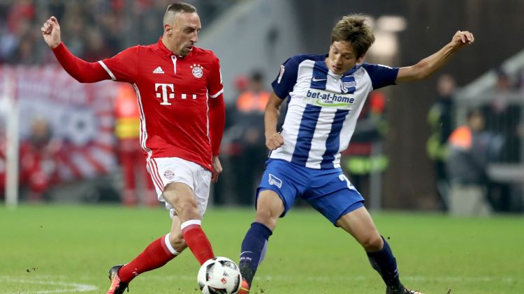 Franck Ribery was simply too hot to handle for the Hertha defence on Matchday 4