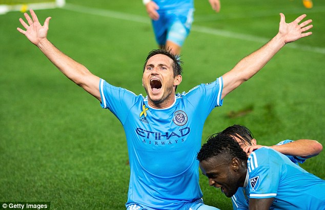 Frank Lampard scored two goals as New York City beat DC United late on in MLS