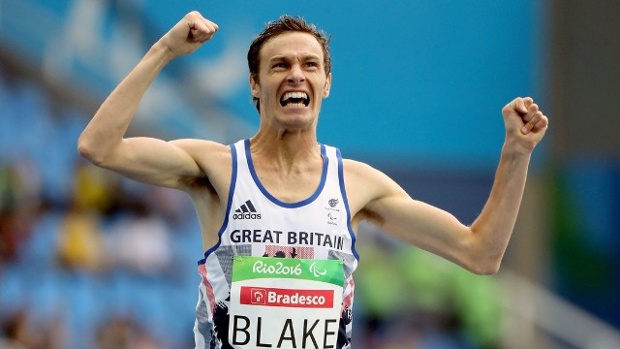 Paul Blake wins Paralympic gold in men's 400m- T36 final