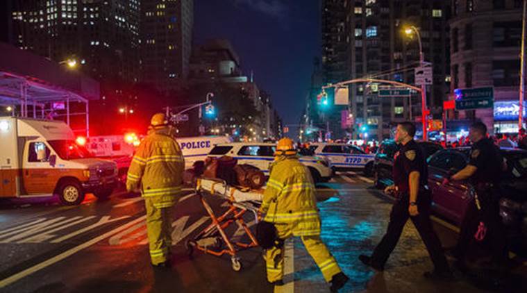 New york explosion new york explosion new york blast manhattan neighborhood chelsea neighborhood deafening blast probe investigation world news indian express