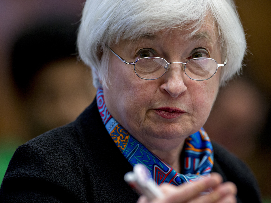 U.S. Federal Reserve chair Janet Yellen