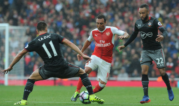 Arsenal's Santi Cazorla