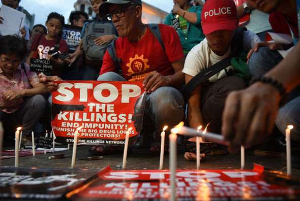 Manila protests