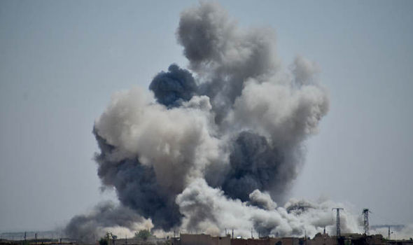 GETTYThe warplane was gunned down by ISIS soldiers