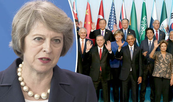 Theresa May G20 summit