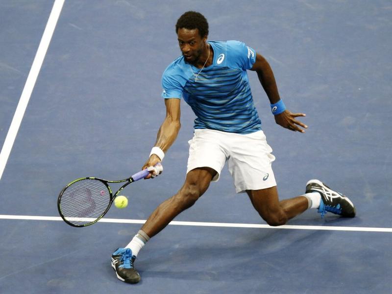 Gael Monfils was at ease as he made the semifinals for the first time at the US Open