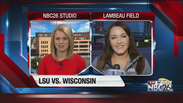 Game Day info LSU vs. Wisconsin                      WGBA