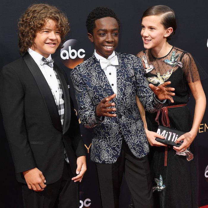 The 'Stranger Things' kids just won the Emmys red carpet