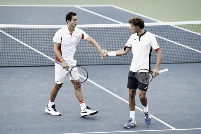 US Open Pablo Carreno Busta and Guillermo Garcia Lopez upset eighth seeds to make the final