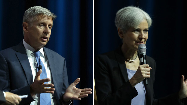 Johnson Stein fail to qualify for first debate