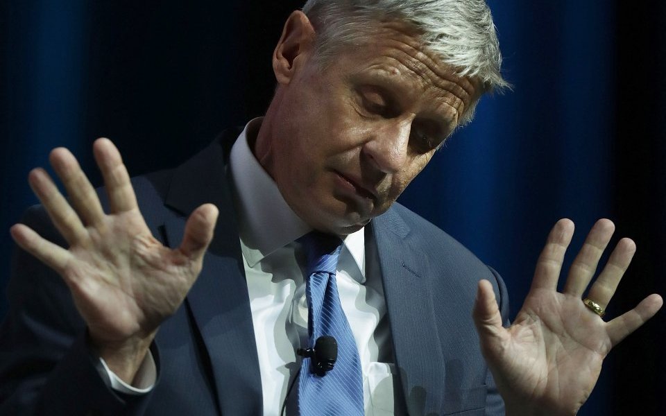 Third Party Presidential Candidates Gary Johnson And Jilll Stein Take Part In Forum At The Asian American Journalists Association Conf