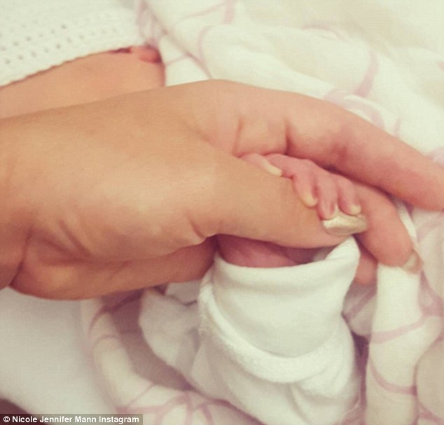 New life Gwen Stefani's former nanny Mindy Mann welcome a baby girl on Thursday. Sister Nicole revealed the news on Instagram on Friday with a snap of herself holding the tot's hand