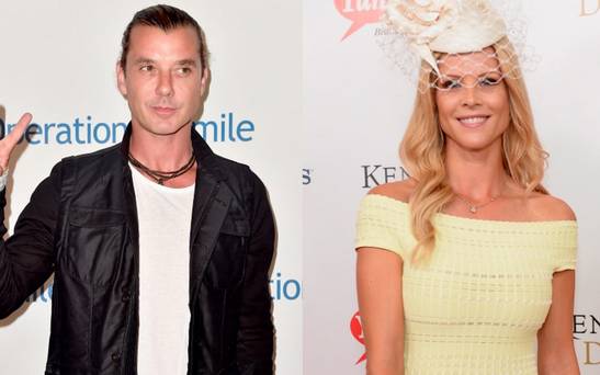 Gavin Rossdale left and Elin Nordegren right