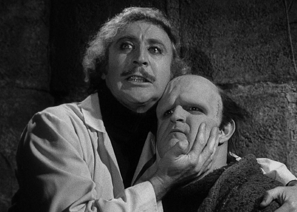 Gene Wilder and Peter Boyle in Young Frankenstein