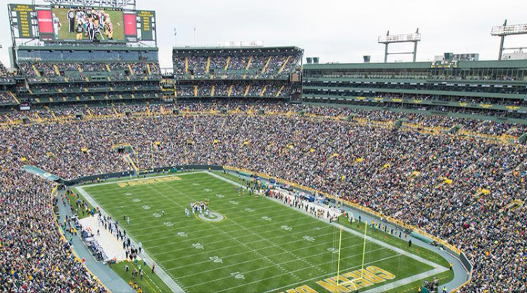 College Game Day At Lambeau Field