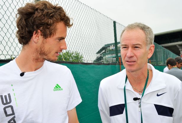 Getty Images
Andy Murray and John McEnroe