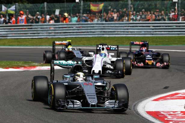 2016 Getty Images
Hamilton made some push in the opening laps of the race