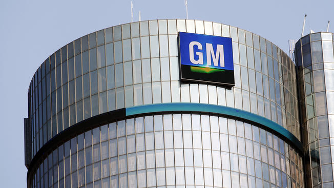 Getty Images The General Motors logo on the world headquarters building in Detroit Michigan