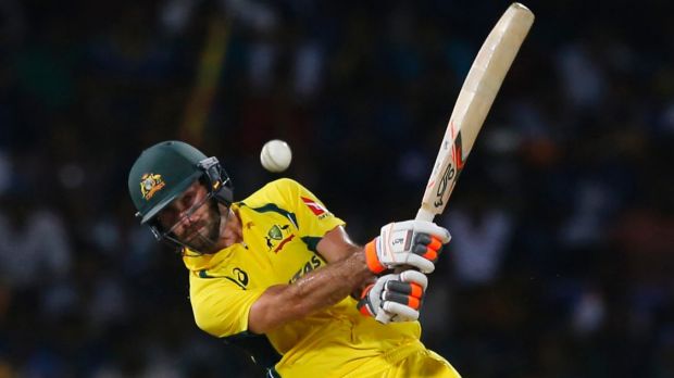 Glenn Maxwell on his way to his half century