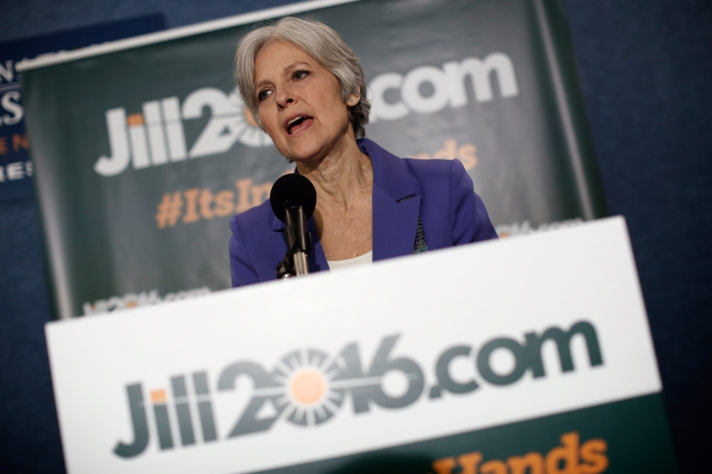 Green Party presidential nominee Jill Stein