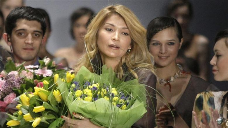 Gulnara Karimova at the Fashion Week in Moscow Russia in 2011. Image AP