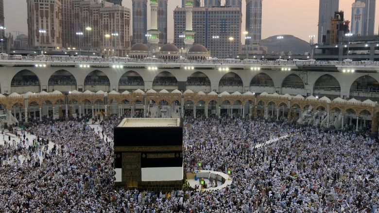 Saudi authorities say only about 1.86 million pilgrims including around 1.3 million coming from outside the country are attending this year's haj down from peak figu