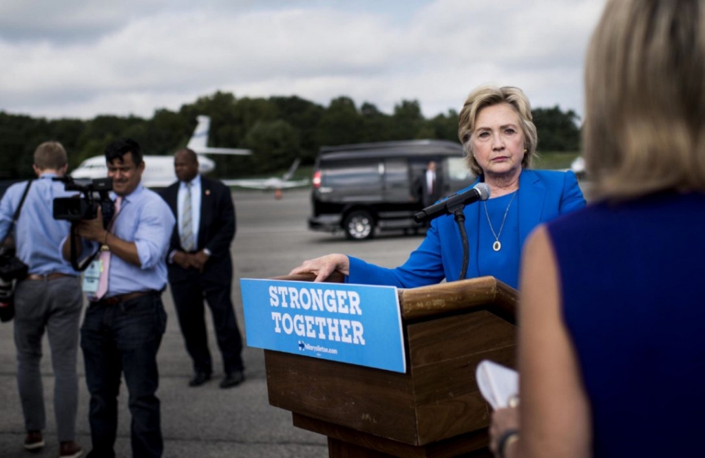 “I just don’t think she has a presidential look' Donald Trump said of Hillary Clinton in an interview on ABC this week