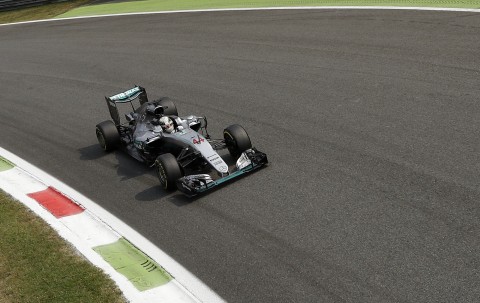 Hamilton fastest in Monza practise