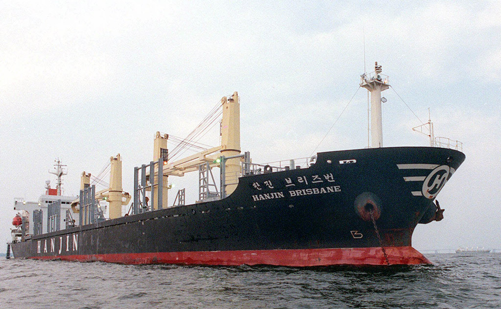 Hanjin Shipping vessel