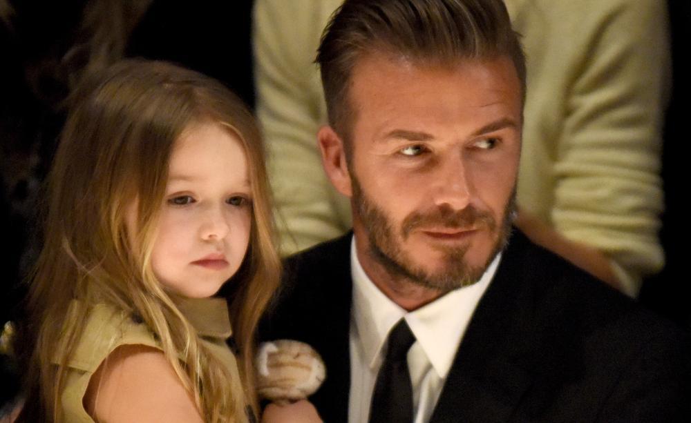 Beckham tot can ‘run in high heels