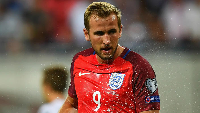 Harry Kane in England's World Cup Qualifier against Slovakia