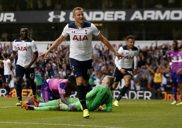 Harry Kane wheels away after scoring against Sunderland at White Hart Lane