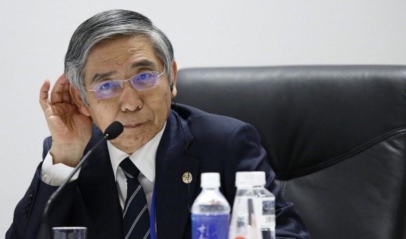 Haruhiko Kuroda governor of the Bank of Japan kept negative rates at 0.1 per cent