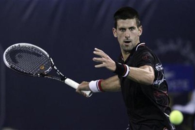 He even held his nerve when the final threatened to erupt into controversy after Djokovic twice called medical timeouts in the fourth set