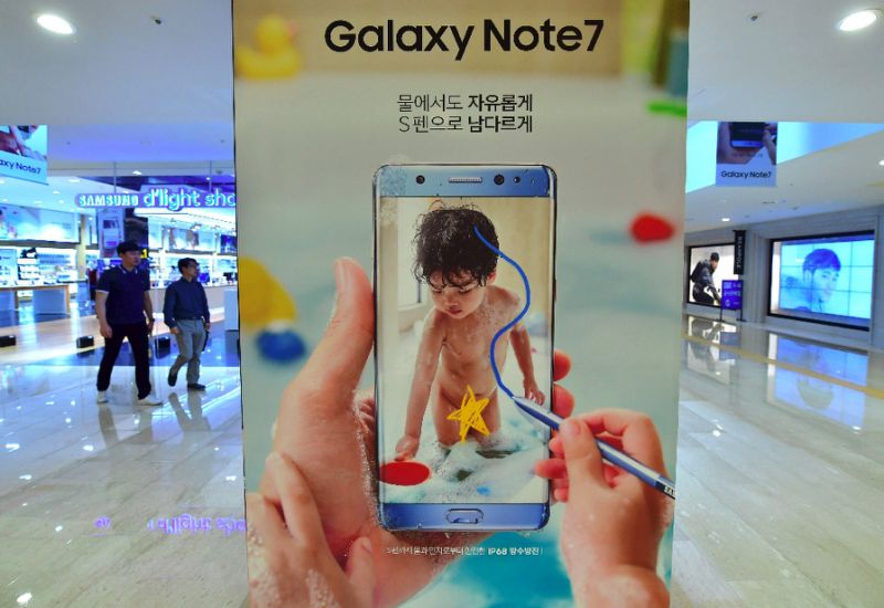 Samsung suspended sales of its Galaxy Note 7 and announced a recall of 2.5 million units already sold after faulty batteries caused some handsets to explode during charging