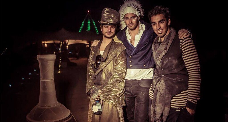 White Ocean bros at Burning Man