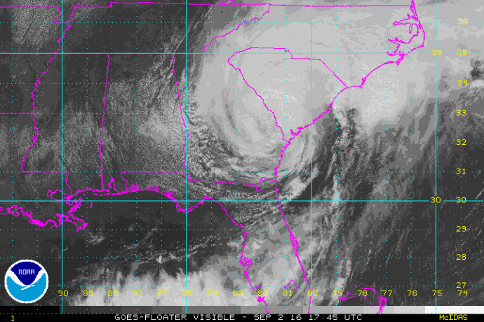 Hermine Friday afternoon