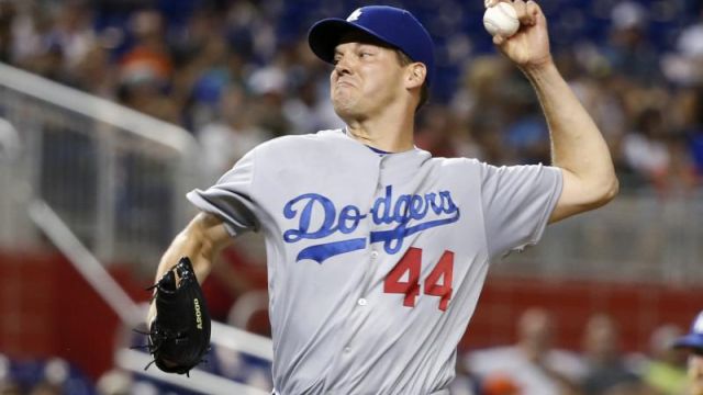 Dodgers' Hill perfect through 7 innings