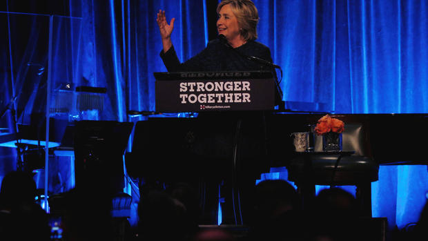 Hillary Clinton Campaigns In Las Vegas